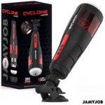 Jamyjob-Ciclone Masturbatore Automatico Tipo Vagina, 10 modalità Rotazione · Anelli & Guaine per pene