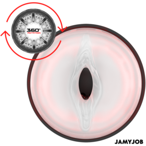 Jamyjob-Ciclone Masturbatore Automatico Tipo Vagina, 10 modalità Rotazione · Anelli & Guaine per pene (imaginea 6)