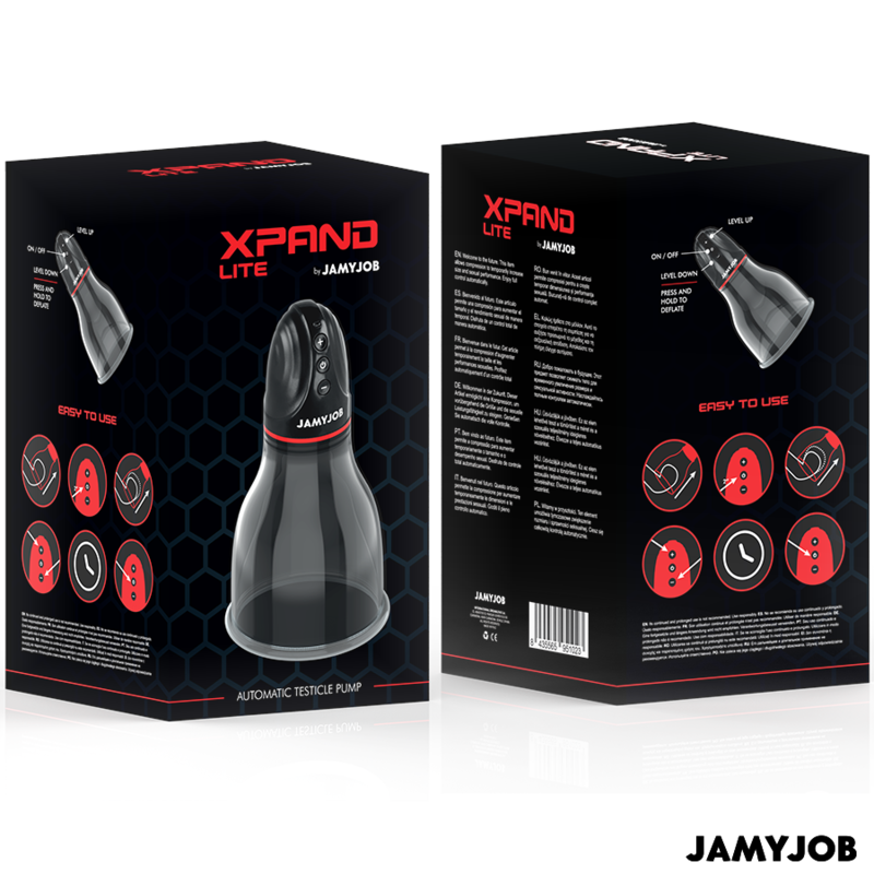 Jamyjob-Xpand Lite Pompa Testicolare Automatica, 3 Livelli 7 Jamyjob-Xpand Lite Pompa Testicolare Automatica, 3 Livelli · Anelli & Guaine per pene (imaginea 7)