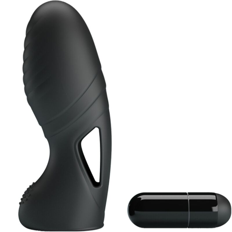 Fun Toys-Alan Vibratore Dito di Silicone Nero 4 Fun Toys-Alan Vibratore Dito di Silicone Nero — PRETTY LOVE · Vibratori (imaginea 4)
