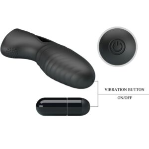 Fun Toys-Alan Vibratore Dito di Silicone Nero 15 Fun Toys-Alan Vibratore Dito di Silicone Nero — PRETTY LOVE · Vibratori (imaginea 6)