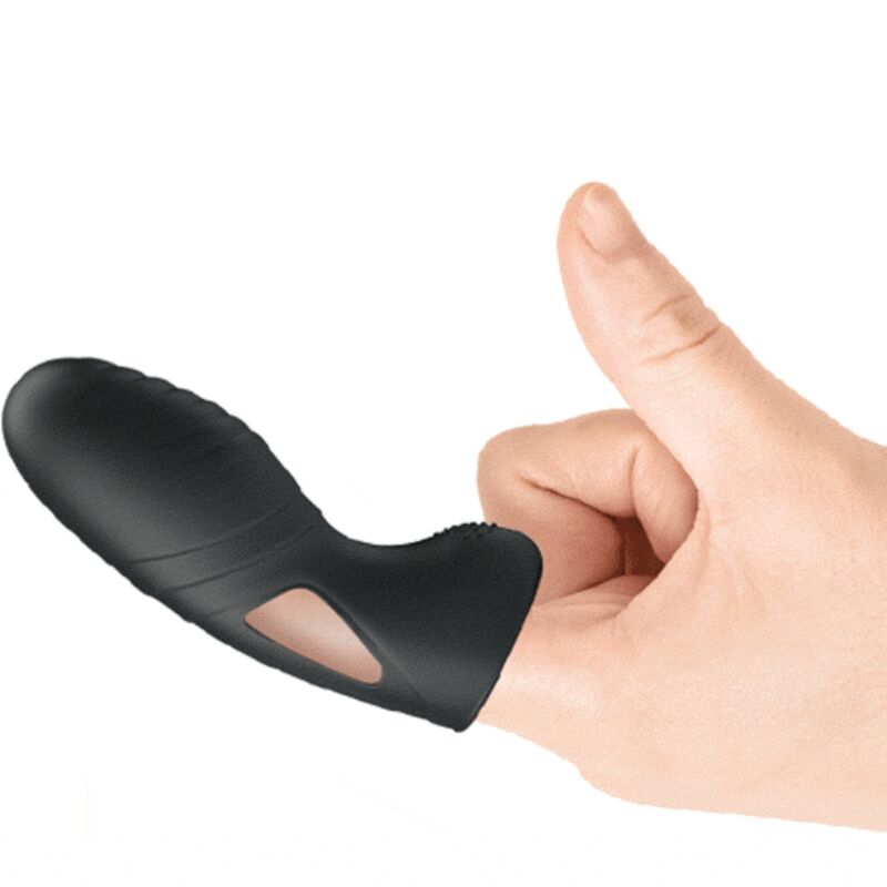 Fun Toys-Alan Vibratore Dito di Silicone Nero 5 Fun Toys-Alan Vibratore Dito di Silicone Nero — PRETTY LOVE · Vibratori (imaginea 5)