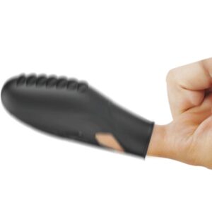 Fun Toys-Gilo Silicone Dito Vibratore, Nero — PRETTY LOVE · Vibratori (immagine 5)