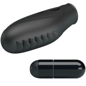Fun Toys-Gilo Silicone Dito Vibratore, Nero — PRETTY LOVE · Vibratori (immagine 7)