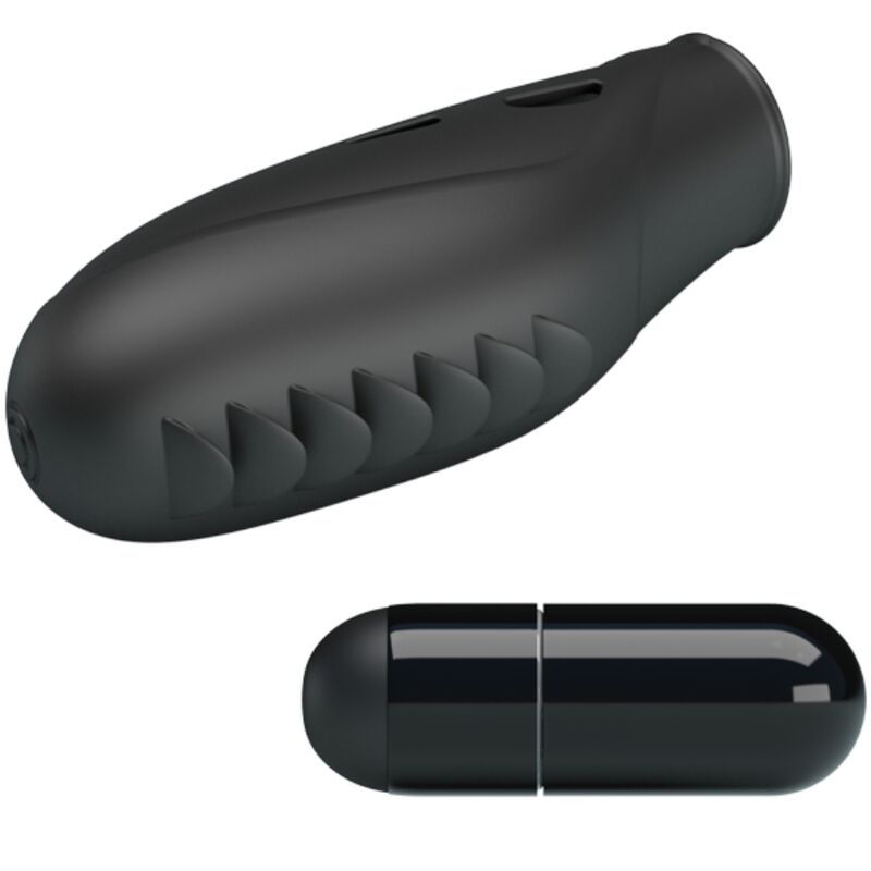 Fun Toys-Gilo Silicone Dito Vibratore, Nero — PRETTY LOVE · Vibratori (immagine 7)