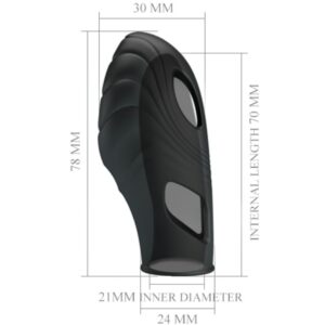 Fun Toys-Lich Vibratore per Dito in Silicone, Nero 13 Fun Toys-Lich Vibratore per Dito in Silicone, Nero — PRETTY LOVE · Vibratori (imaginea 4)