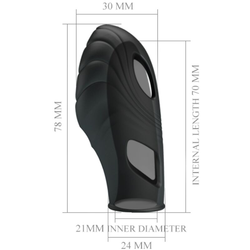 Fun Toys-Lich Vibratore per Dito in Silicone, Nero 4 Fun Toys-Lich Vibratore per Dito in Silicone, Nero — PRETTY LOVE · Vibratori (imaginea 4)