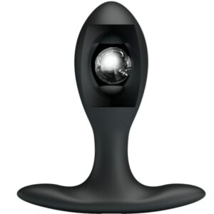 Anal Toys-Plug anale Gonfiabile Nero-Silicone, impermeabile — PRETTY LOVE · Giocattoli anali (imaginea 4)