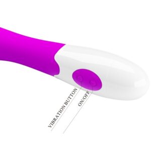 High Tech-Elementale Vibratore 30 modalità di Vibrazione, Viola-Silicone — PRETTY LOVE · Vibratori (imaginea 4)