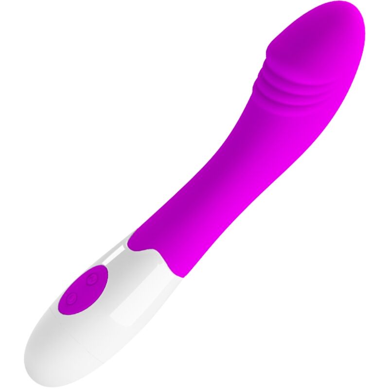 High Tech-Elementale Vibratore 30 modalità di Vibrazione, Viola-Silicone