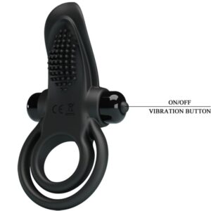 For Him-Vibratore doppio + stimolatore clitorideo 10 Vibrazioni 13 For Him-Vibratore doppio + stimolatore clitorideo 10 Vibrazioni — PRETTY LOVE · Anelli & Guaine per pene (imaginea 6)