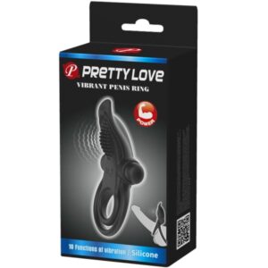 For Him-Vibratore doppio + stimolatore clitorideo 10 Vibrazioni 14 For Him-Vibratore doppio + stimolatore clitorideo 10 Vibrazioni — PRETTY LOVE · Anelli & Guaine per pene (imaginea 7)