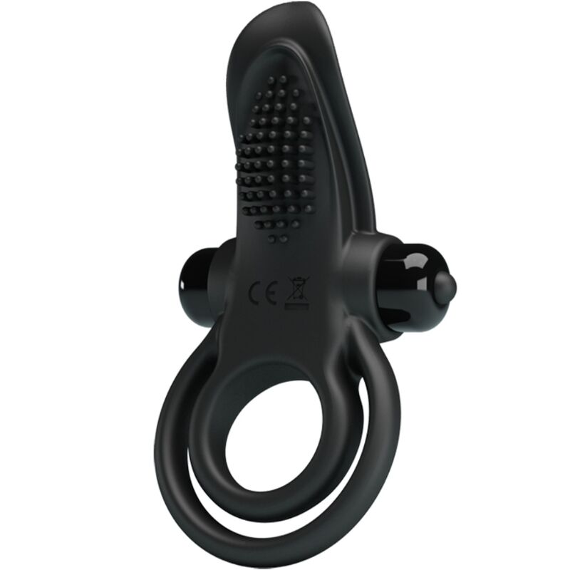 For Him-Vibratore doppio + stimolatore clitorideo 10 Vibrazioni 1 For Him-Vibratore doppio + stimolatore clitorideo 10 Vibrazioni — PRETTY LOVE · Anelli & Guaine per pene