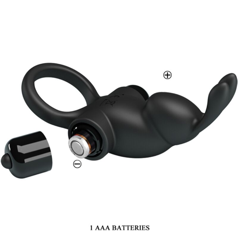 For Him-Anello Vibratore + Stimolatore Coniglio per Clitoride 10 2 For Him-Anello Vibratore + Stimolatore Coniglio per Clitoride 10 — PRETTY LOVE · Anelli & Guaine per pene (imaginea 2)