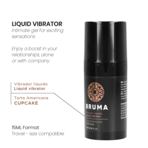 Bruma-Liquid Vibrator Ultra Sliding Cupcake 15 ml · Afrodisiaci donna (immagine 3)