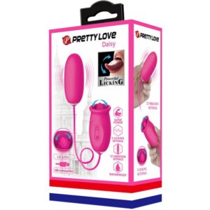 Fun Toys-Daisy Uovo Vibrante + Lingua Stimolante per il Clitoride — PRETTY LOVE · Vibratori (imaginea 6)