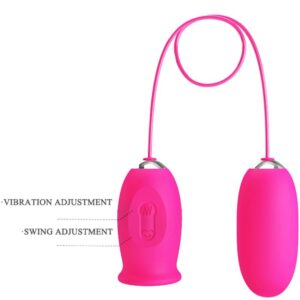 Fun Toys-Daisy Uovo Vibrante + Lingua Stimolante per il Clitoride — PRETTY LOVE · Vibratori (imaginea 8)