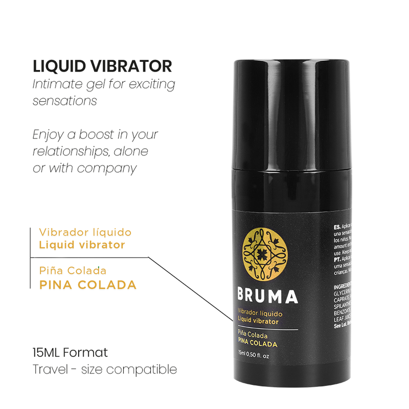Bruma-Vibratore liquido Ultra Sliding Pina colada 15 ml 3 Bruma-Vibratore liquido Ultra Sliding Pina colada 15 ml · Afrodisiaci donna (imaginea 3)