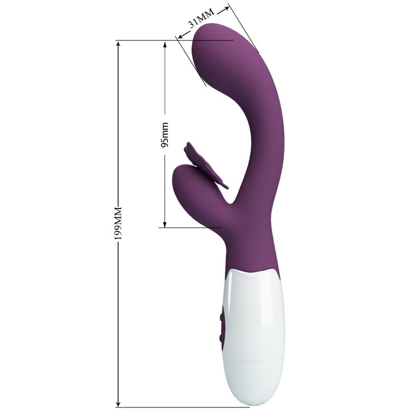 High Tech-Butterfly Kiss Rabbit Vibratore e Stimolatore G-spot 2 High Tech-Butterfly Kiss Rabbit Vibratore e Stimolatore G-spot — PRETTY LOVE · Vibratori (imaginea 2)