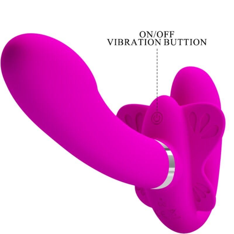 High Tech-Valerie Doppio Strap-on Vibratore 12 Vibrazioni 3 High Tech-Valerie Doppio Strap-on Vibratore 12 Vibrazioni — PRETTY LOVE · Vibratori (immagine 3)