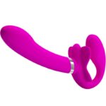 High Tech-Valerie Doppio Strap-on Vibratore 12 Vibrazioni — PRETTY LOVE · Vibratori
