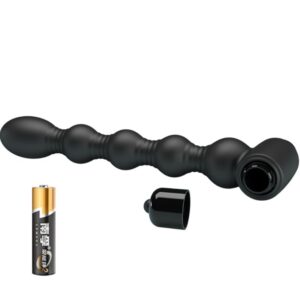 Anal Toys-Lynn Plug anale Silicone, 10 Vibrazioni, Nero-10 velocità — PRETTY LOVE · Giocattoli anali (imaginea 4)