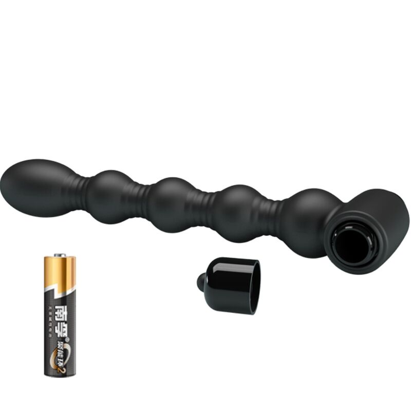 Anal Toys-Lynn Plug anale Silicone, 10 Vibrazioni, Nero-10 velocità — PRETTY LOVE · Giocattoli anali (imaginea 4)