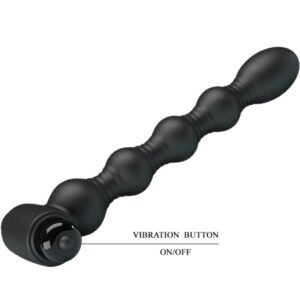 Anal Toys-Lynn Plug anale Silicone, 10 Vibrazioni, Nero-10 velocità — PRETTY LOVE · Giocattoli anali (imaginea 5)
