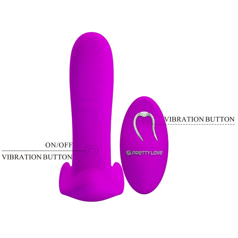 Remote Control-Massaggiatore e Vibratore 12 Vibrazioni Telecomando — PRETTY LOVE · Vibratori (immagine 2)