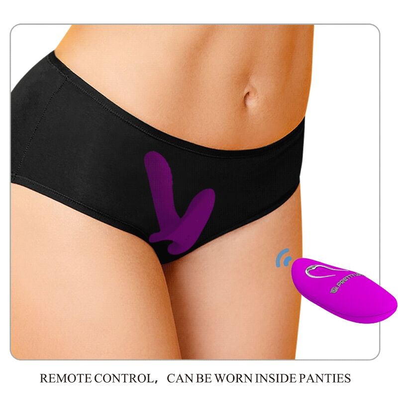 Remote Control-Massaggiatore e Vibratore 12 Vibrazioni Telecomando — PRETTY LOVE · Vibratori (immagine 5)