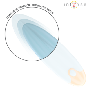 Intense-Bullet Vibratore Mike 10 Vibrazioni Blu Silicone · Vibratori (immagine 2)