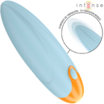 Intense-Bullet Vibratore Mike 10 Vibrazioni Blu Silicone · Vibratori