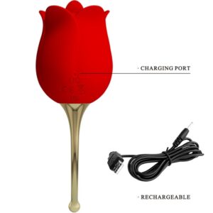 High Tech-Rose Lover Stimolatore Clitoride 12 Vibrazioni — PRETTY LOVE · Vibratori (immagine 3)