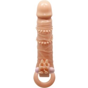 For Him-Connor Guaina per pene con Stimolatore Clitoride Flesh-TPR — PRETTY LOVE · Anelli & Guaine per pene (imaginea 4)