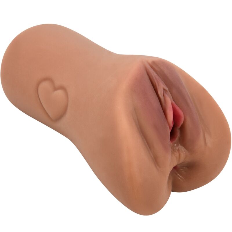 Crazy Bull-Scarlet Vagina e Ano Design con Cuore, Flesh-TPR 1 Crazy Bull-Scarlet Vagina e Ano Design con Cuore, Flesh-TPR · Masturbatori