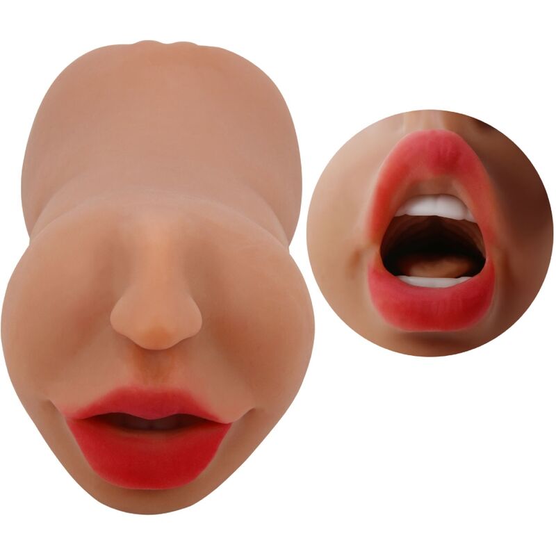Crazy Bull-Zoey Masturbatore Doppia Bocca & Vagina Flesh-TPR · Masturbatori (immagine 3)