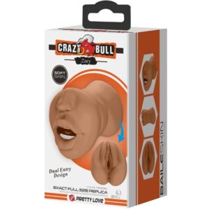 Crazy Bull-Zoey Masturbatore Doppia Bocca & Vagina Flesh-TPR · Masturbatori (immagine 4)