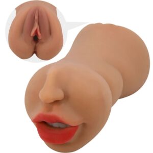 Crazy Bull-Zoey Masturbatore Doppia Bocca & Vagina Flesh-TPR · Masturbatori (immagine 6)
