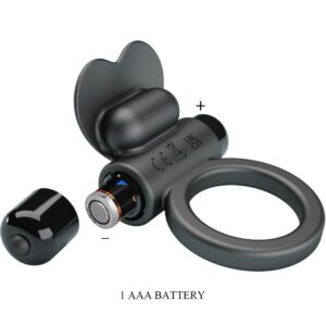 For Him-Debonaire Anello Vibratore Coniglio 10 Vibrazioni — PRETTY LOVE · Anelli & Guaine per pene (imaginea 3)