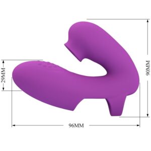 Fun Toys-Athena Vibratore per Dito con Stimolatore Clitorideo — PRETTY LOVE · Vibratori (immagine 4)