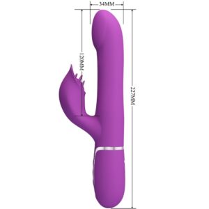 High Tech-4 in 1 Vibratore Multifunzione e Stimolatore — PRETTY LOVE · Vibratori (immagine 4)