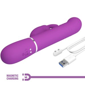 High Tech-Cola 4 in 1 vibratore coniglio multifunzione 15 High Tech-Cola 4 in 1 vibratore coniglio multifunzione — PRETTY LOVE · Vibratori (imaginea 7)