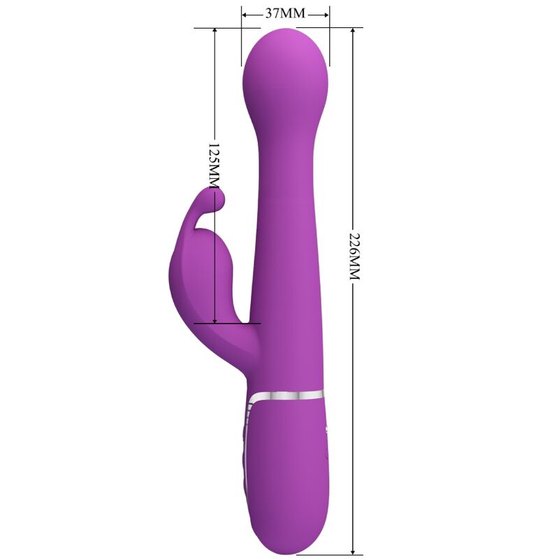 High Tech-Dejon 3 in 1 Vibratore Coniglio Multifunzione — PRETTY LOVE · Vibratori (imaginea 5)