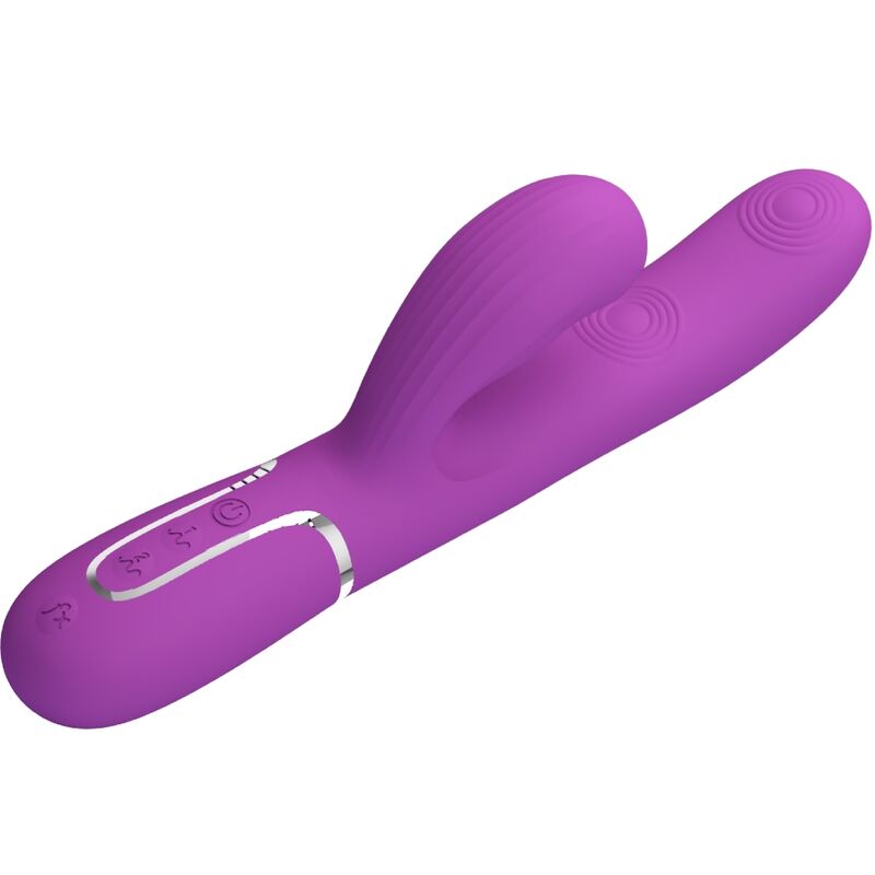 High Tech-Perlite 3 in 1 Vibratore Coniglio Multifunzione — PRETTY LOVE · Vibratori (immagine 3)