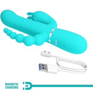 High Tech-Cammy 4 in 1 Triple Rabbit Vibrator Blu-Silicone 15 High Tech-Cammy 4 in 1 Triple Rabbit Vibrator Blu-Silicone — PRETTY LOVE · Vibratori (imaginea 6)