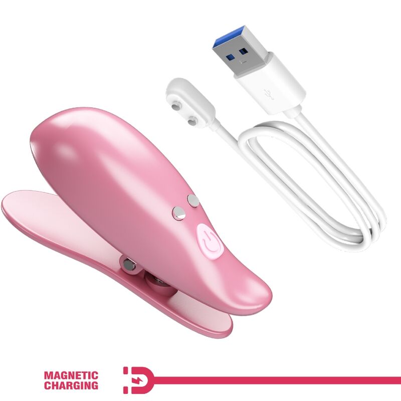Fun Toys-Morsetti per capezzoli Cailey con 10 vibrazioni telecomando — PRETTY LOVE · Accessori BDSM (immagine 6)