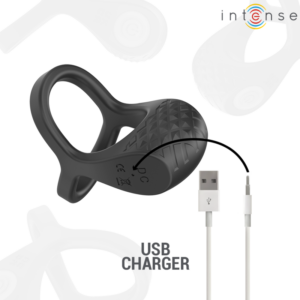 Intense For Him-Alex Anello Doppio Vibratore per Pene 10 · Anelli & Guaine per pene (imaginea 4)