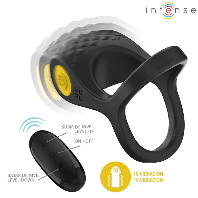 Intense For Him-Alex Anello Doppio Vibratore per Pene 10 · Anelli & Guaine per pene (imaginea 5)