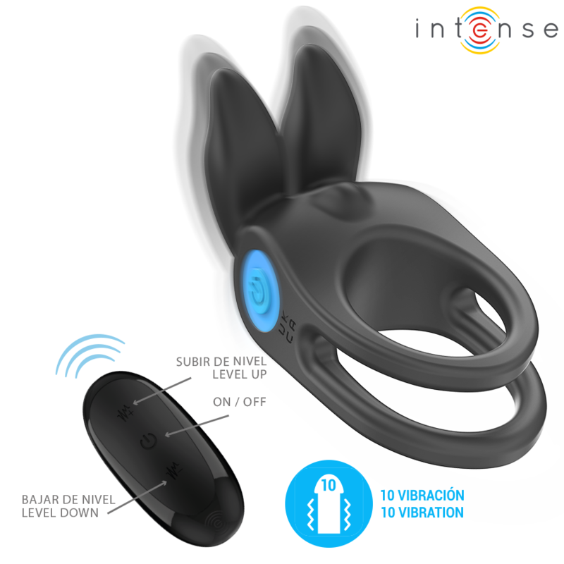 Intense For Him-Sam Anello Doppio Vibratore per Pene, 10 modalità 3 Intense For Him-Sam Anello Doppio Vibratore per Pene, 10 modalità · Anelli & Guaine per pene (immagine 3)