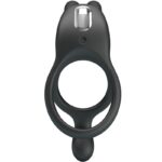 For Him-Seth Anello Vibrante Doppio Coniglio 7 Vibrazioni Nero-Silicone — PRETTY LOVE · Anelli & Guaine per pene